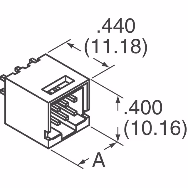 102618-1 TE Connectivity AMP Connectors  Embases à broches mâles